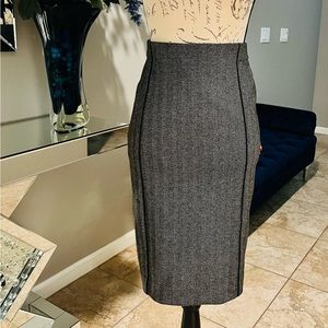 Ann Taylor 0 black and grey mini skirt